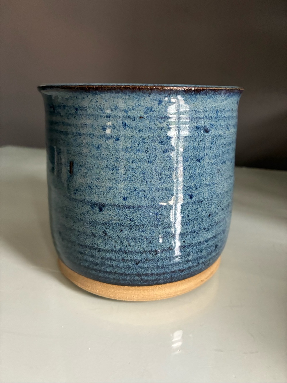 Blue Studio Pottery Vessel
